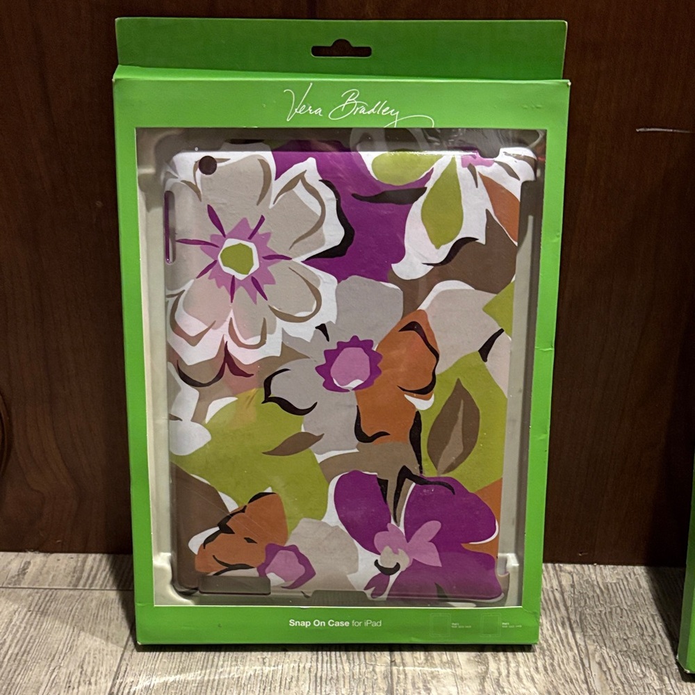 Vera Bradley Floral iPad Case in Purple, Pink, and Green